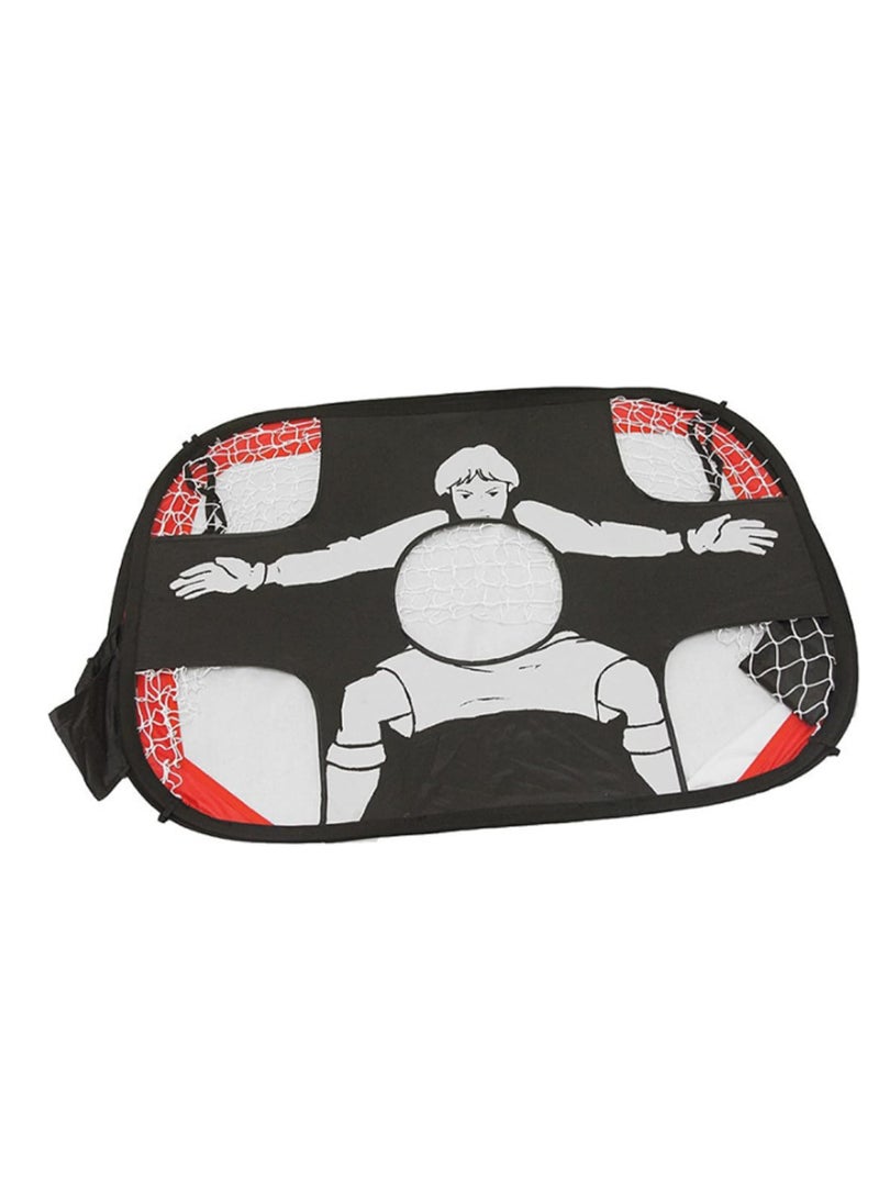 2 in 1 Soccer Goal for Kids Pop Up Kids Soccer Net Soccer Target with Carry Bag Perfect for Backyard Indoor Outdoor Sports and Practice