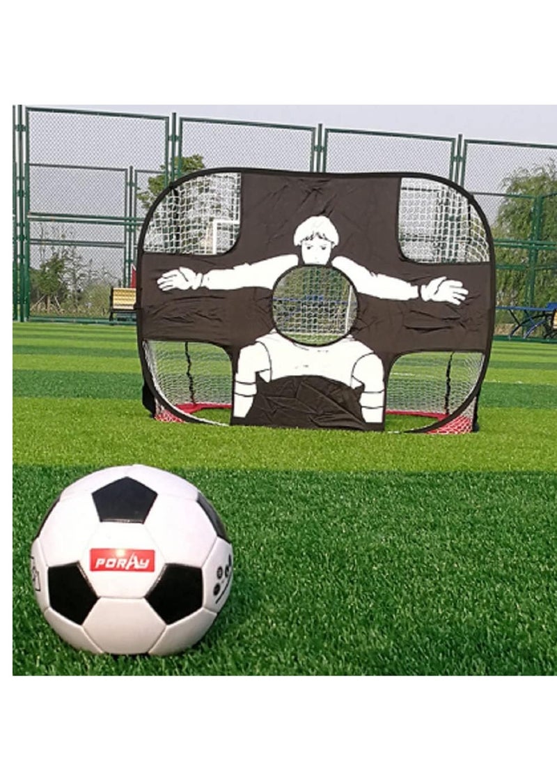 2 in 1 Soccer Goal for Kids Pop Up Kids Soccer Net Soccer Target with Carry Bag Perfect for Backyard Indoor Outdoor Sports and Practice