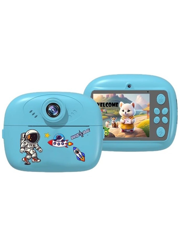 Smartbarry KC02 Instant Print Camera for Kids Digital Camera for Kids with Print Paper Photo Printer Camera for Kids 50M Pixel 2.4
