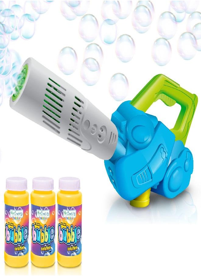 Bubble Leaf Blower for Toddlers, Bubble Blower Machine for Kids, Bubble Machine, Summer Outdoor Outside Play Toys for Kids, Easter Basket Stuffers, Birthday Gifts for Boys Girls Age 2 3 4 5+ Year Old