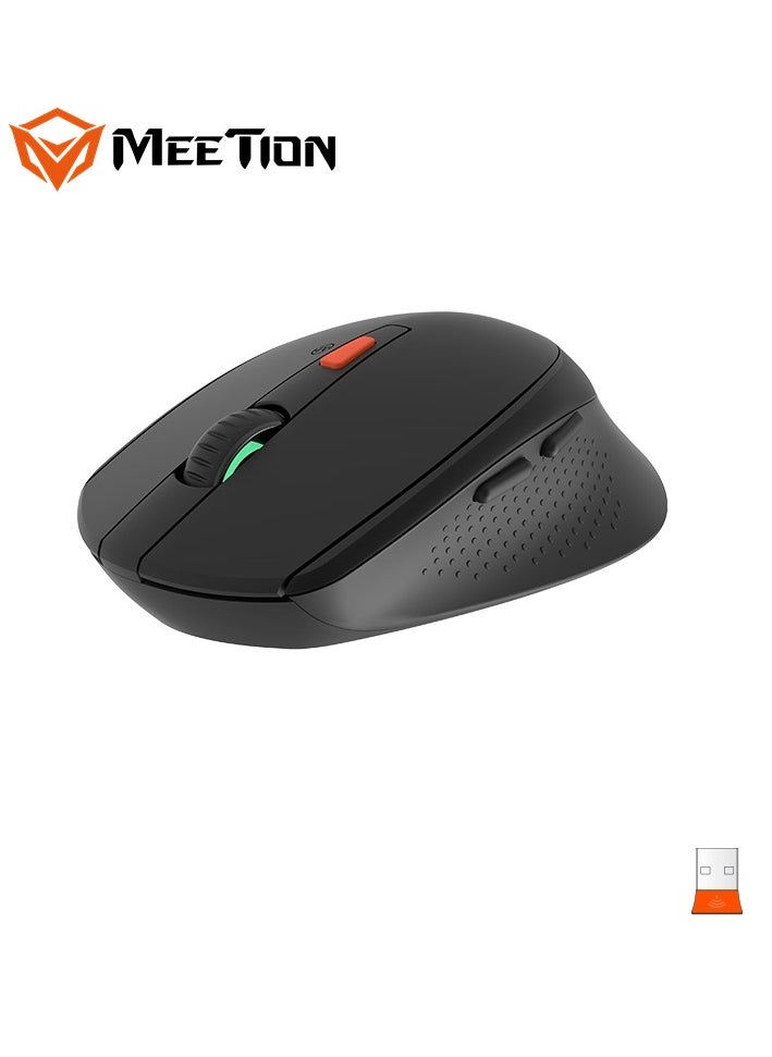 Meetion 2.4Ghz&Bluetooth Dual Ergonomic DirectorA 2.4GHz USB Nano receiver Power-efficient wireless technology Mouse resolution 800-1200-1600 dpi