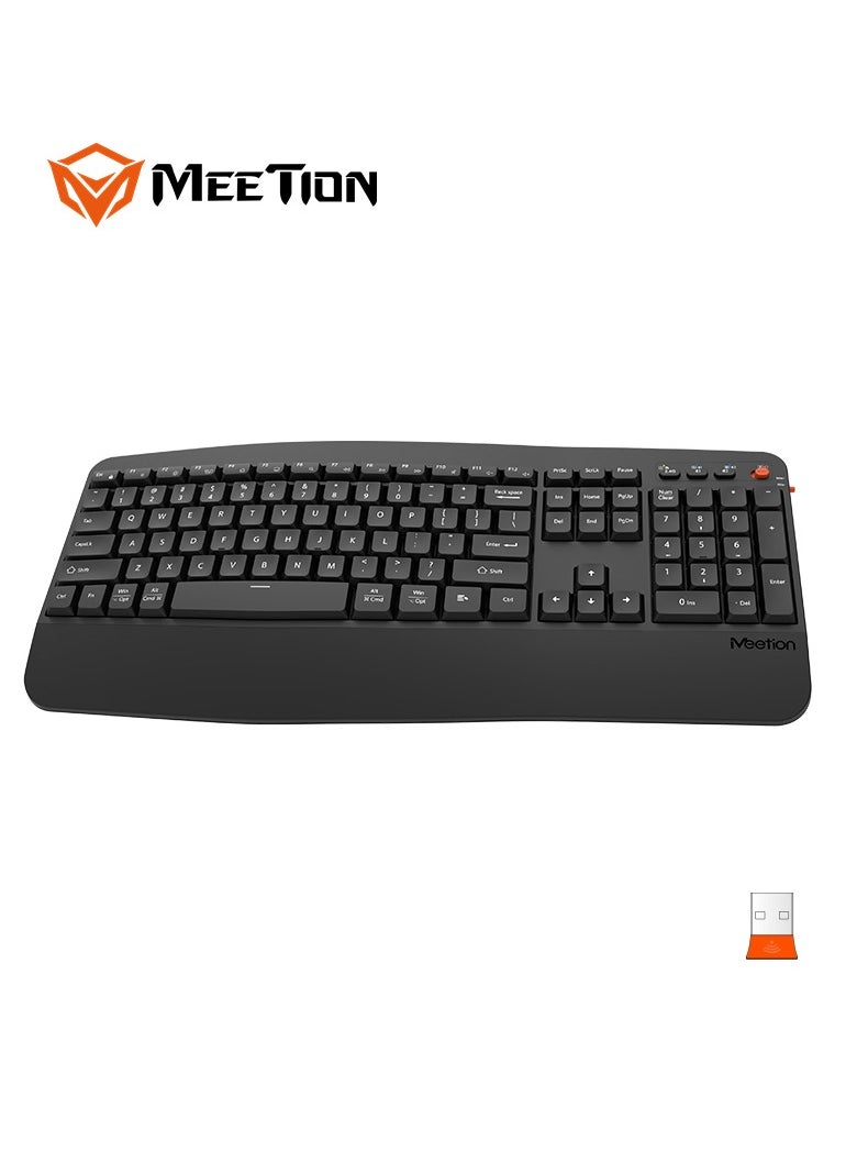 Meetion 2.4Ghz&Bluetooth Dual Ergonomic DirectorA 2.4GHz USB Nano receiver Power-efficient wireless technology Mouse resolution 800-1200-1600 dpi