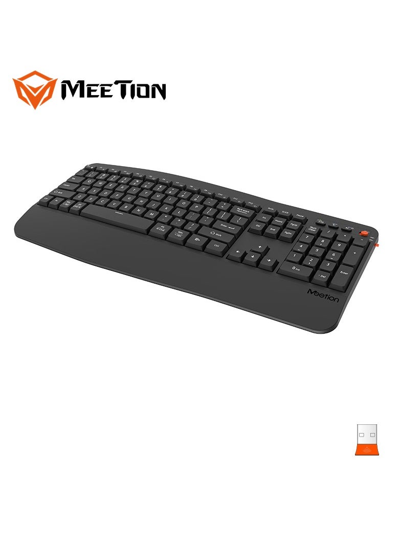 Meetion 2.4Ghz&Bluetooth Dual Ergonomic DirectorA 2.4GHz USB Nano receiver Power-efficient wireless technology Mouse resolution 800-1200-1600 dpi