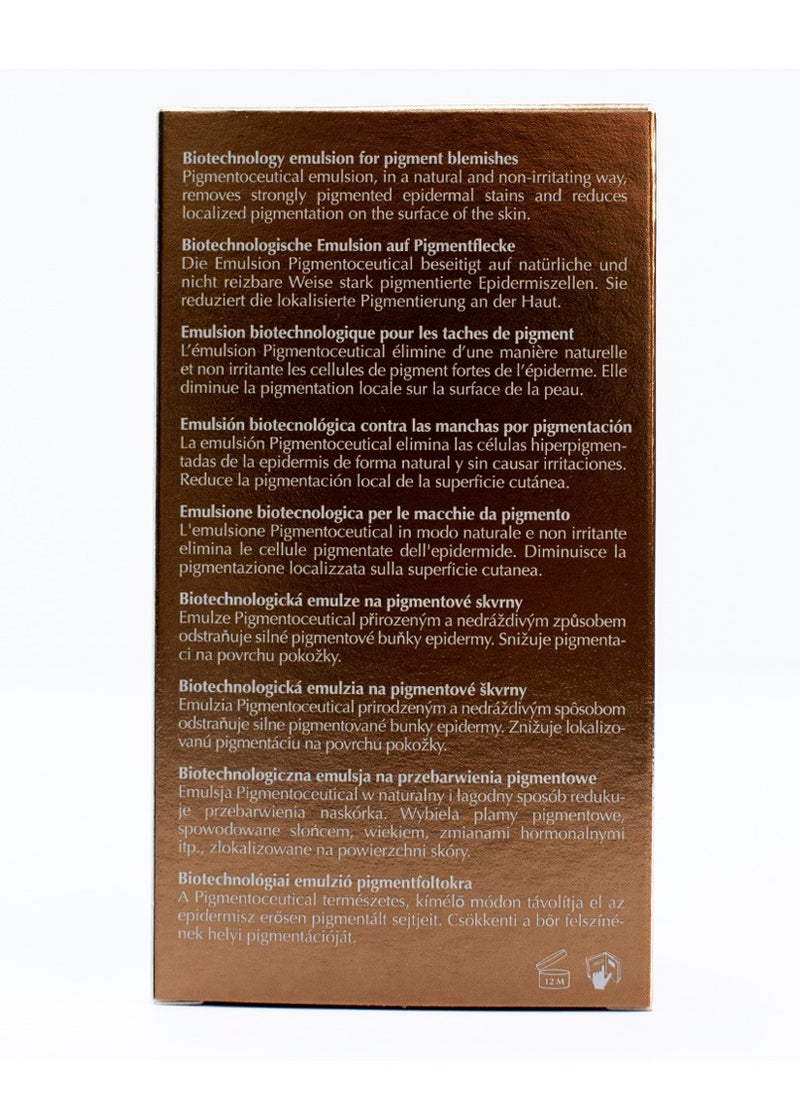Pigmentoceutical Biotechnology emulsion for pigment blemish