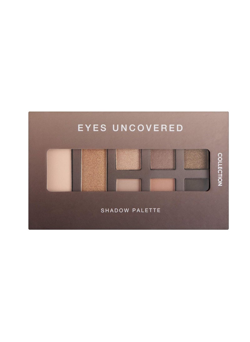 Cosmetics Intensely Pigmented Colour Eye Shadow Palette with 8 Blendable Shades Just Nude