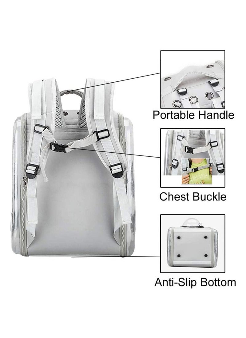 Pet Carrier Travel Backpack with Super Breathable Ventilation Design