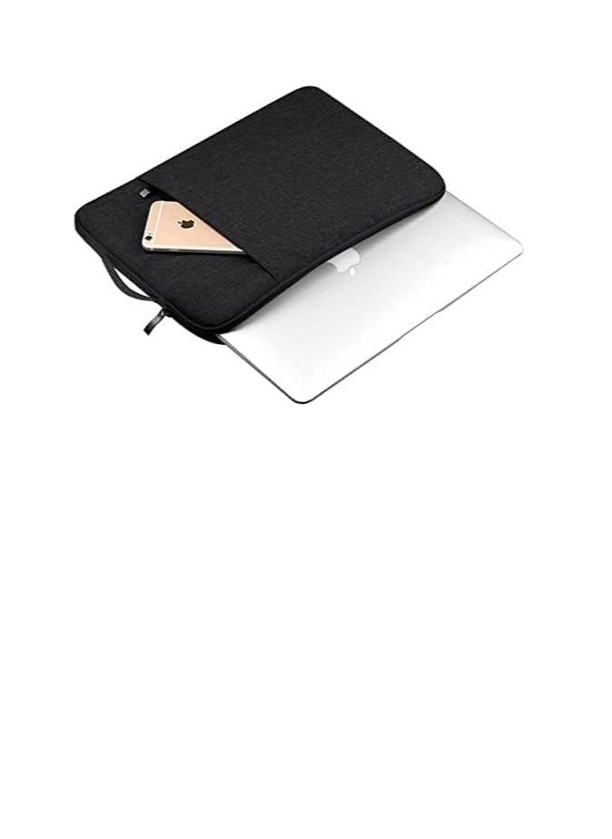 Laptop Sleeve Soft Zipper Pouch 14 Laptop Case for Air Pro Ultrabook Laptop Black