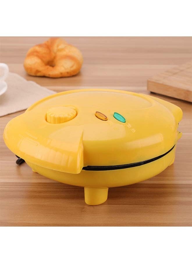 Mini Cake Maker 7 Pieces Home Master,Double-sided heating electric baking pan automatic household multi-function cartoon cake maker waffle maker