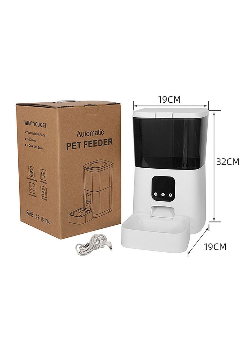 Automatic Cat Feeder Automatic Dry Food Dispenser Automatic Pet Feeder Pet Food Dispenser for Cat & Small Dog