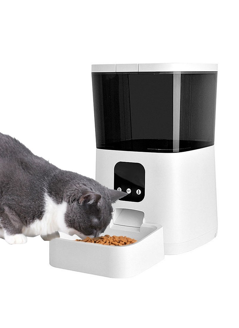 Automatic Cat Feeder Automatic Dry Food Dispenser Automatic Pet Feeder Pet Food Dispenser for Cat & Small Dog