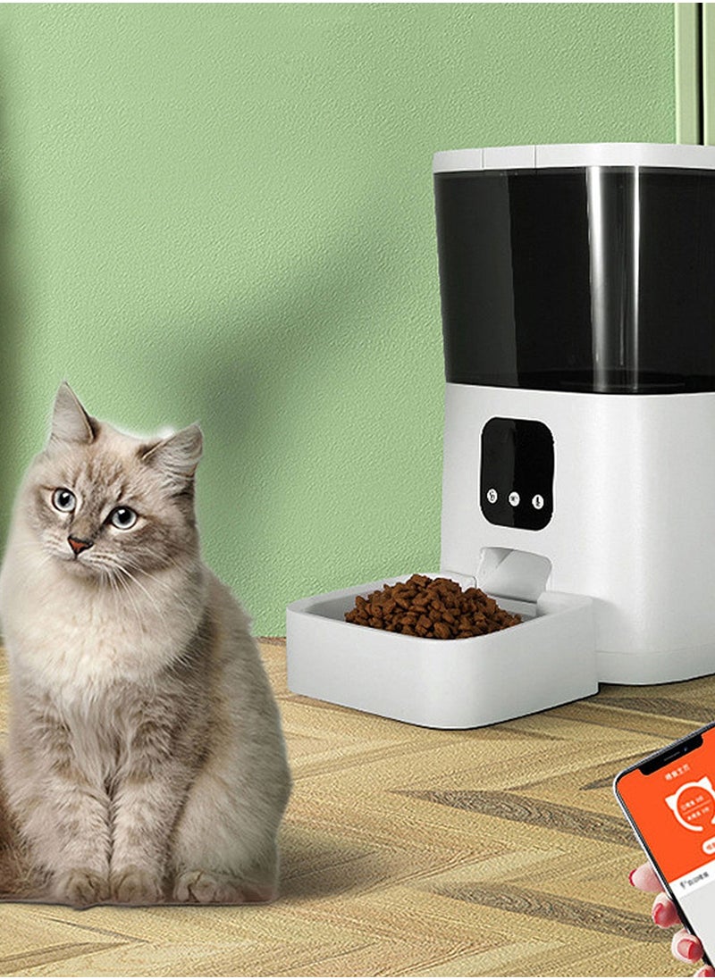 Automatic Cat Feeder Automatic Dry Food Dispenser Automatic Pet Feeder Pet Food Dispenser for Cat & Small Dog