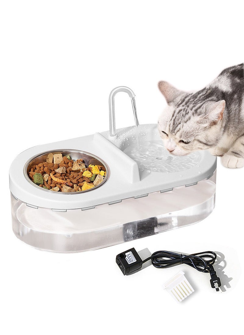 Automatic Cat Feeder Pet Feeder Feeding and Drinking All-in-One Large Capacity Cat Drinking Bowl Pet Supplies