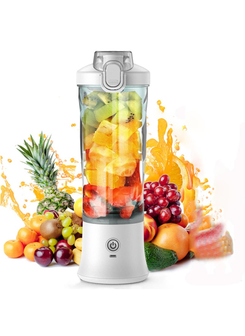 Portable Blender 600ML Electric Juicer Fruit Mixers 4000mAh USB Rechargeable Smoothie Mini Blender Personal Juicer