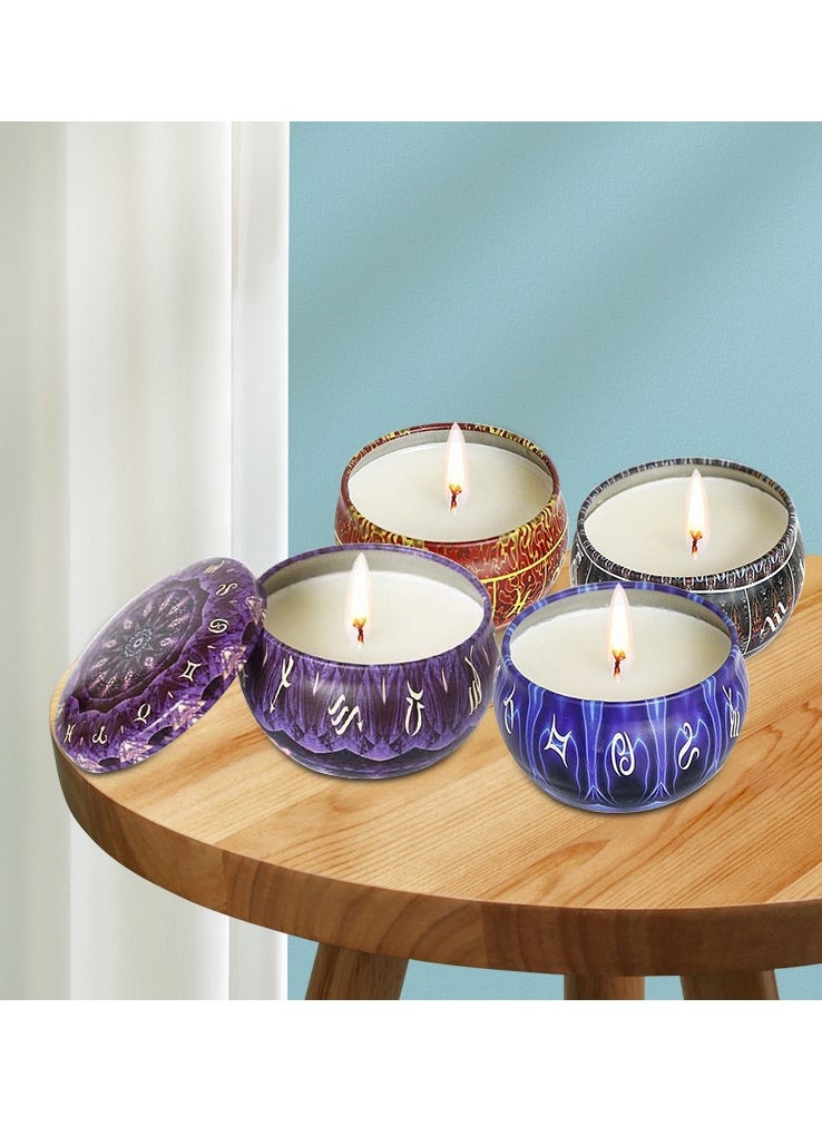 Christmas Scented Candle Gift, Aromatherapy Candles, Natural Soy Wax Scented Candle Set for Women, Cande Gift Set Meditation Gifts, Holiday Christmas Gifts for her, 12 Pack