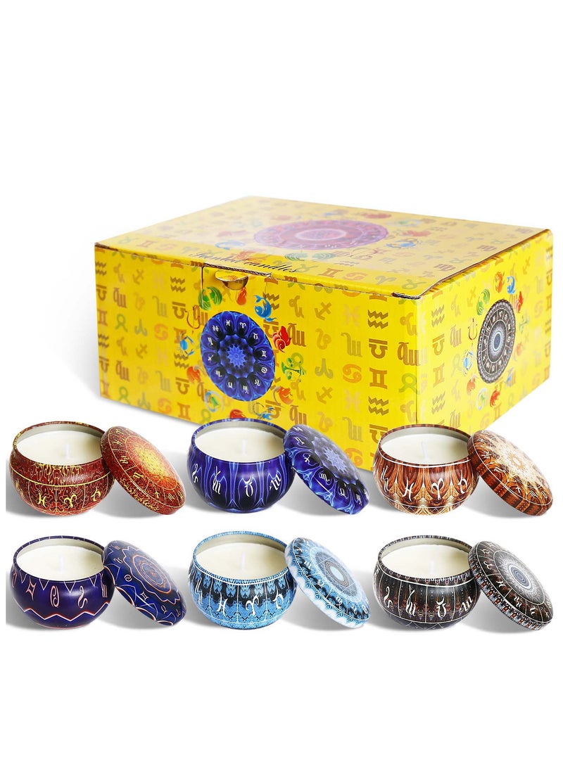 Christmas Scented Candle Gift, Aromatherapy Candles, Natural Soy Wax Scented Candle Set for Women, Cande Gift Set Meditation Gifts, Holiday Christmas Gifts for her, 12 Pack