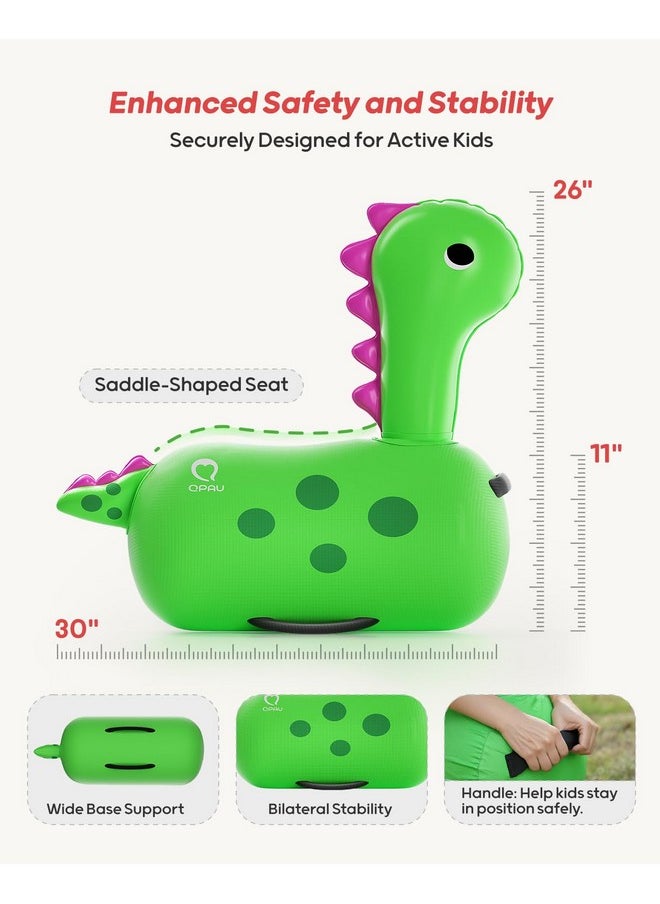 Bouncy Dinosaur Toys For 2 Year Old, Toddler Toy Inflatable Jumping Bouncy Horse Animal Hopper, Outdoor & Indoor Ride On Hopping Bouncer For Ages 2 3 4 5 Kids Boys Girls