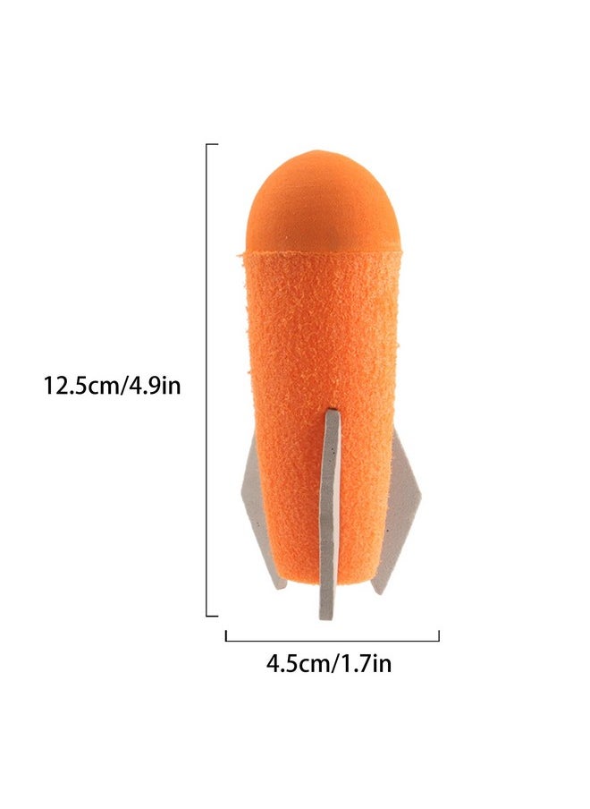 10-Pack New Mega Missile Refill For Toy Rocket Launcher, Foam Ammo Compatible For Nerf N-Strike Elite Series(Orange)