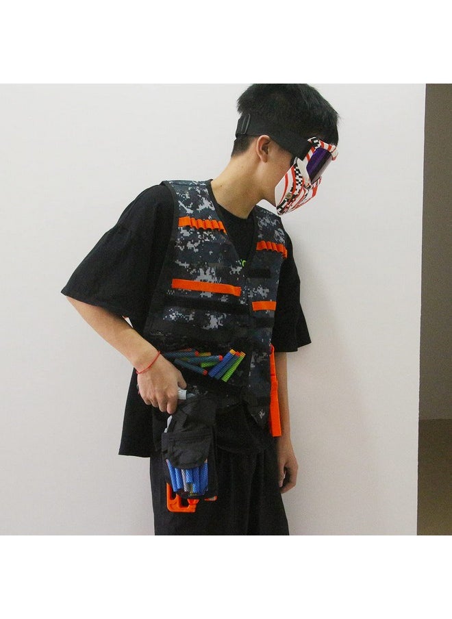 Simple Tactical Belt Waist-Bag Compatible For Nerf Mega Elite Series Blaster