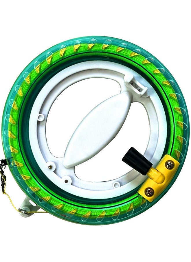 Professional Outdoor Kite Line Winder Winding Reel Grip Wheel With 650 Feet (60Lbs) Flying Line String Flying Tools With Lock For Kids And Adults