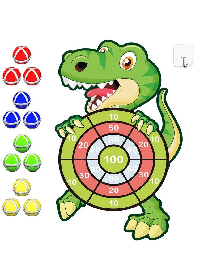 Dinosaur Toys For 3-12 Year Old Boys,30”Large Dart Board Kids Toys Age 4-12,Indoor Outdoor Games Dinosaur Birthday Party Supplies Favors Decorations,Stocking Stuffers For Kids, For Boys