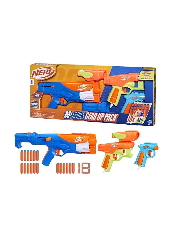 N Series Gear Up Blaster With 18 Darts