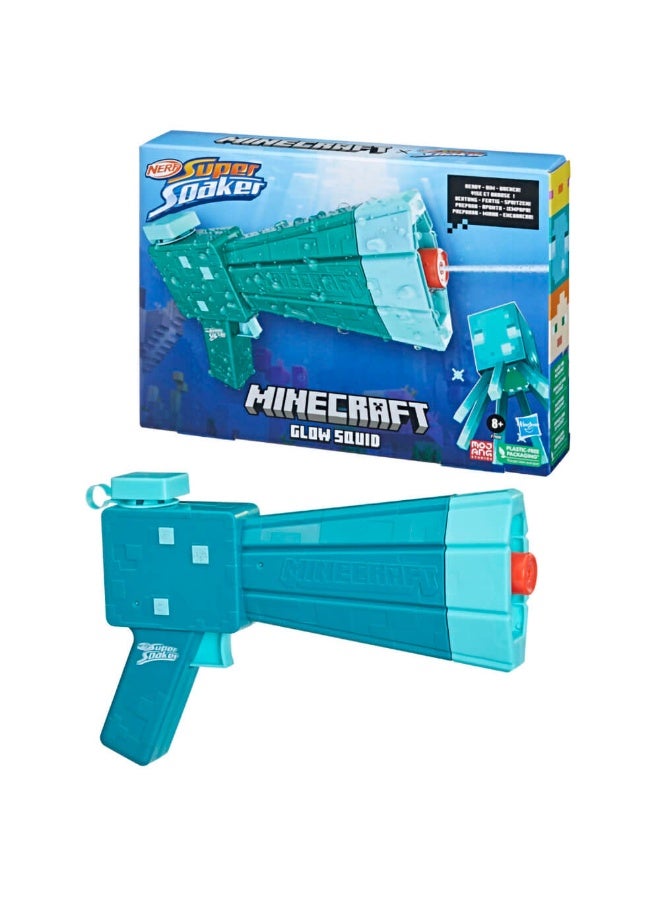 Super Soaker Minecraft Glow Squid Water Blaster