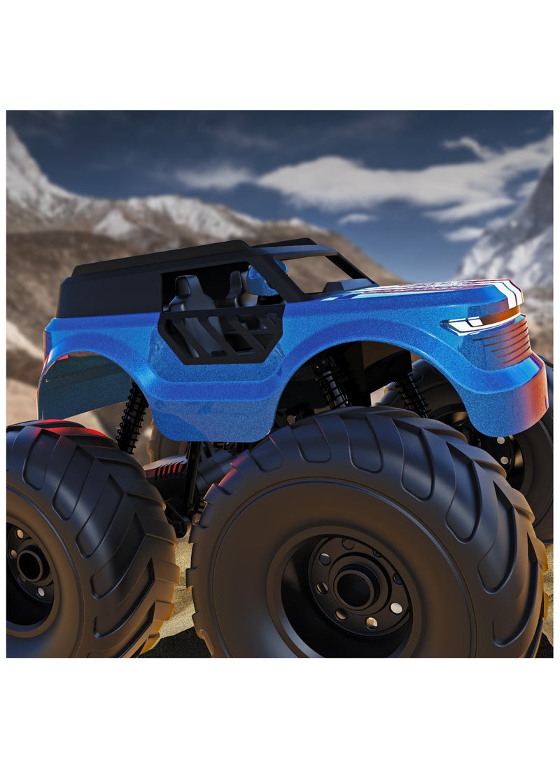 Sharper Image Rampage Renegade Remote Control Off-Road Monster Truck, All-Terrain Oversized Tires Suspension System RC Toy