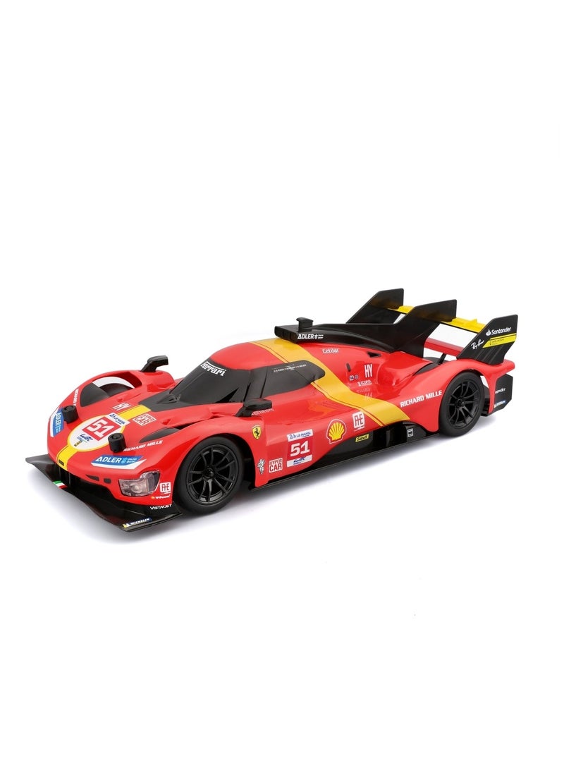 Maisto Tech 1:16 Scale RC Ferrari 499P Lmh 2023 Le Mans Champion RC Car 82861