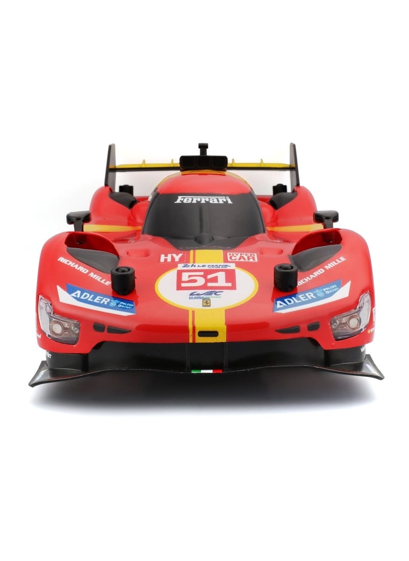 Maisto Tech 1:16 Scale RC Ferrari 499P Lmh 2023 Le Mans Champion RC Car 82861