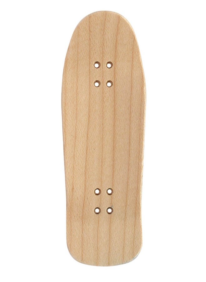 Erboard Carlsbad Cruiser Deck, The Classic - 34Mm X 100Mm - Handmade, Pro Shape & Size - Five Plies Wood Veneer - Includes Prolific Foam Tape - Teak Tuning