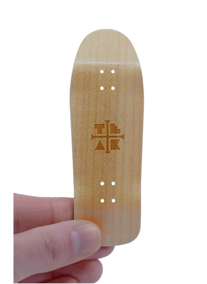 Erboard Carlsbad Cruiser Deck, The Classic - 34Mm X 100Mm - Handmade, Pro Shape & Size - Five Plies Wood Veneer - Includes Prolific Foam Tape - Teak Tuning