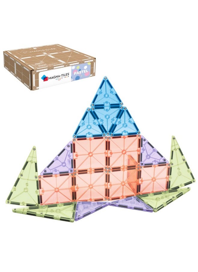 Color Shop Pastel 20-Piece Magnetic Construction Set, The Original Magnetic Building Brand