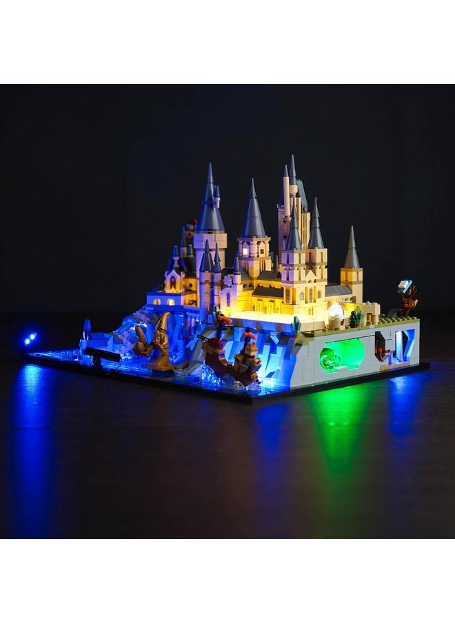 Updated Led Light Kit Compatible With Lego Hogwarts Castle And Grounds 76419, Creative Lighting Set Accessories Compatible With Lego 76419 Building Set (Lights Only, No Models)