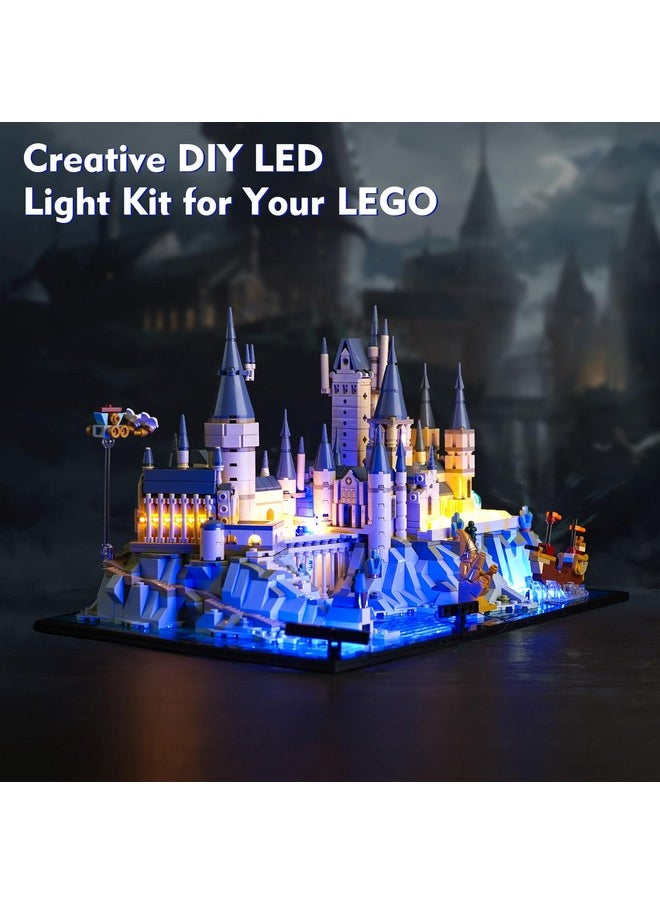 Updated Led Light Kit Compatible With Lego Hogwarts Castle And Grounds 76419, Creative Lighting Set Accessories Compatible With Lego 76419 Building Set (Lights Only, No Models)