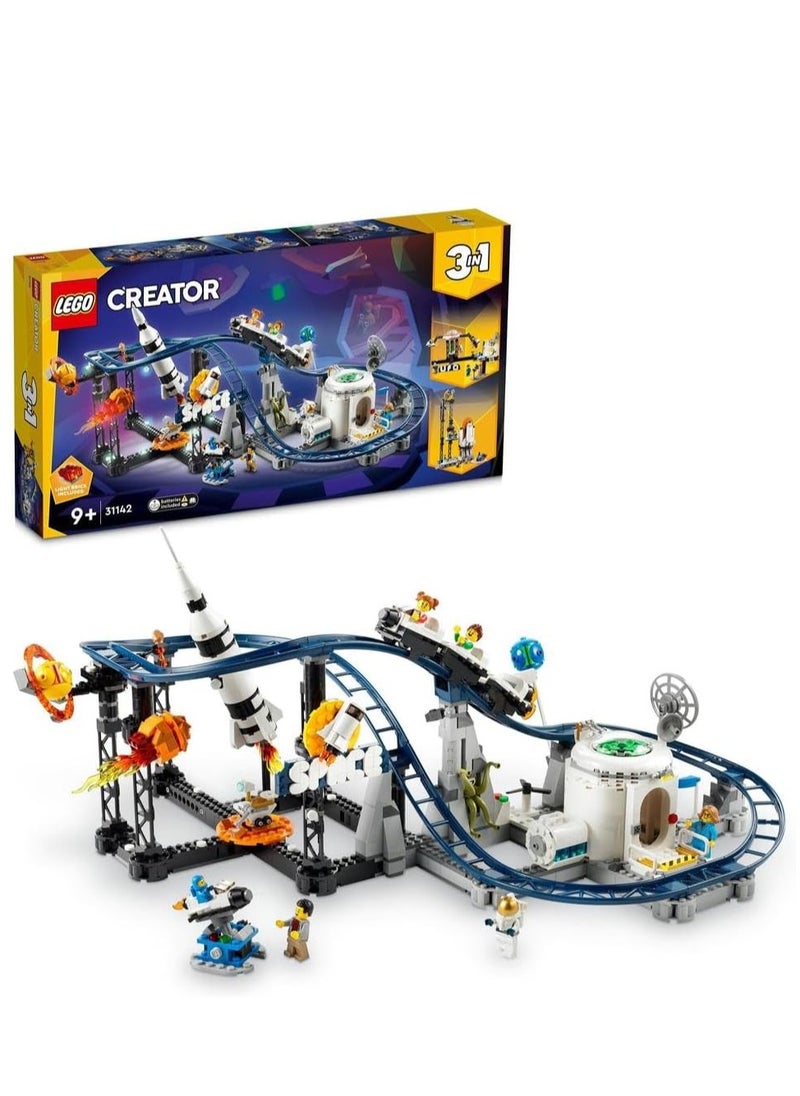 LEGO Creator 3in1 Space Roller Coaster 31142 Building Toy Set (874 Pieces)