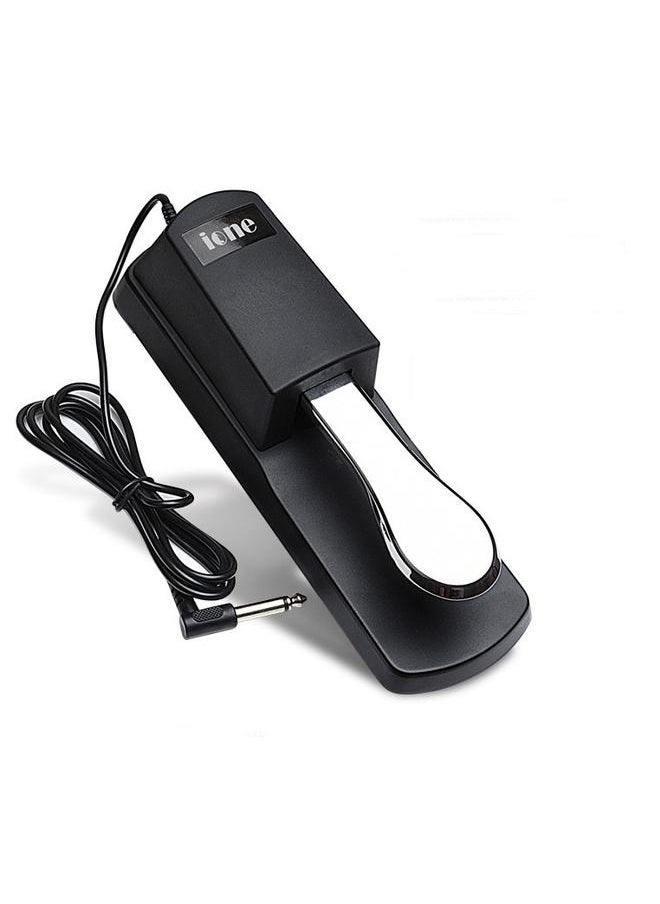 Electric Piano Keyboard Sustain Damper Pedal -Piano Sustain Pedal Keyboard Damper Pedal 6.35mm Plug Sustain Pedal Universal Piano Midi Electronic keyboards Style