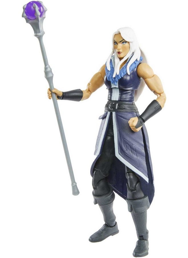 Masterverse Revelation Action Figure & Accessories, Evil-Lyn Motu Collectible With Articulation & Swappable Parts, 7-Inch