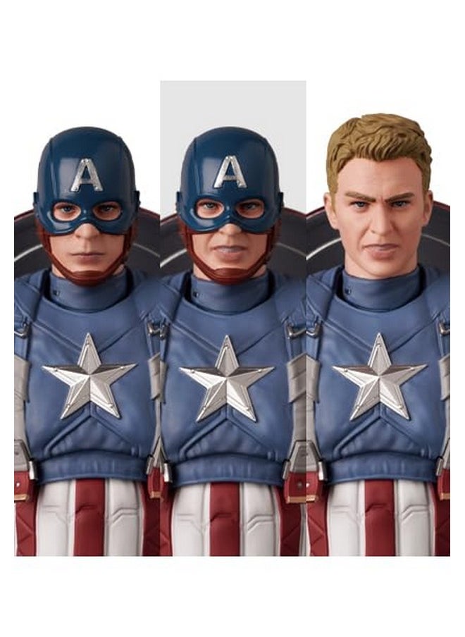 Mafex Captain-America (Classic Suit) Action Figure. Includes Original Sturdy Protective Case. Japan Import.