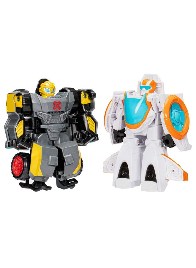 Toys Space Blast 2-Pack, Bumblebee And Autobot Blades 4.5-Inch Action Figures, Preschool Robot Toys For Kids Ages 3 And Up (Amazon Exclusive)