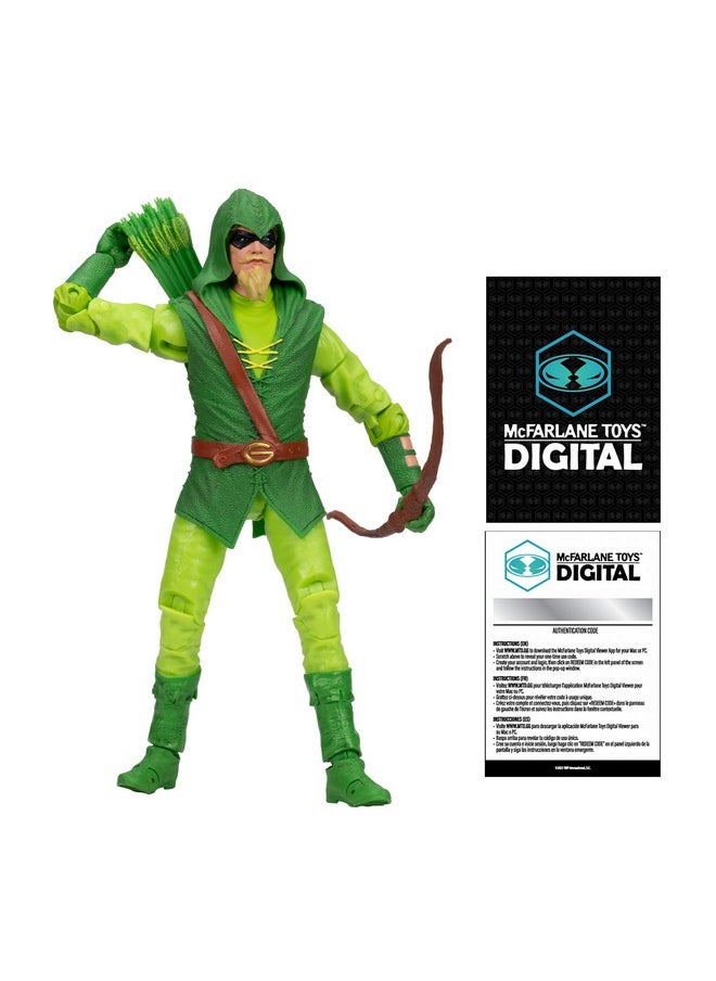 Dc Direct Green Arrow (Longbow Hunter) 7In Action Figure Digital Collectible