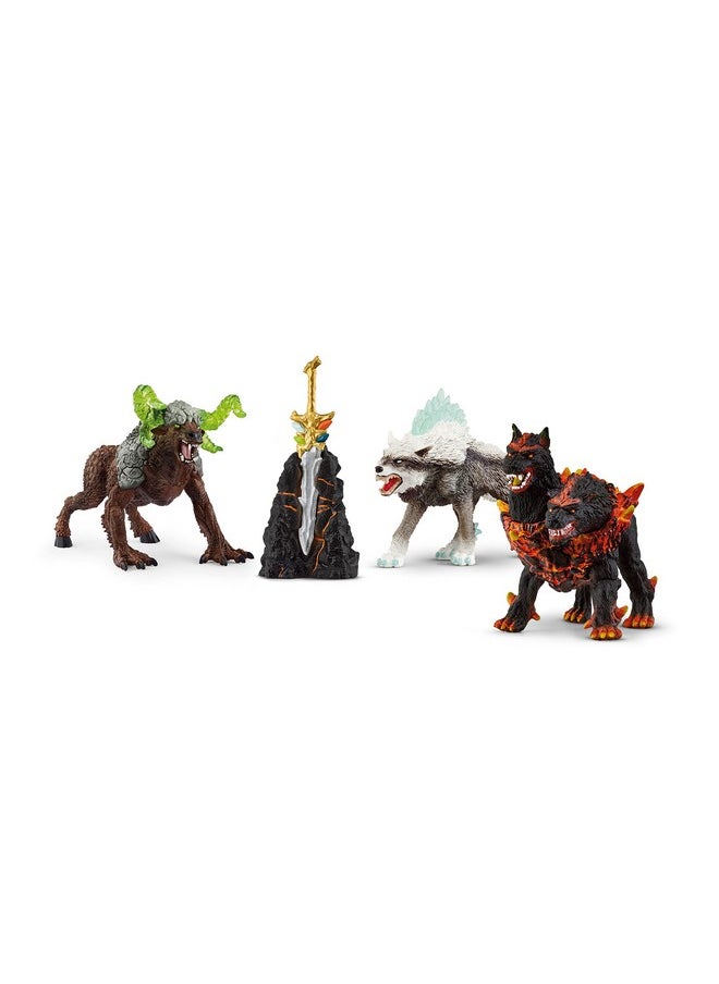 Eldrador 4-Piece Monster Toy For Boys And Girls Ages 7+, Eldrador Creatures Starter Set With 3 Action Figures (3 Piece Assortment)