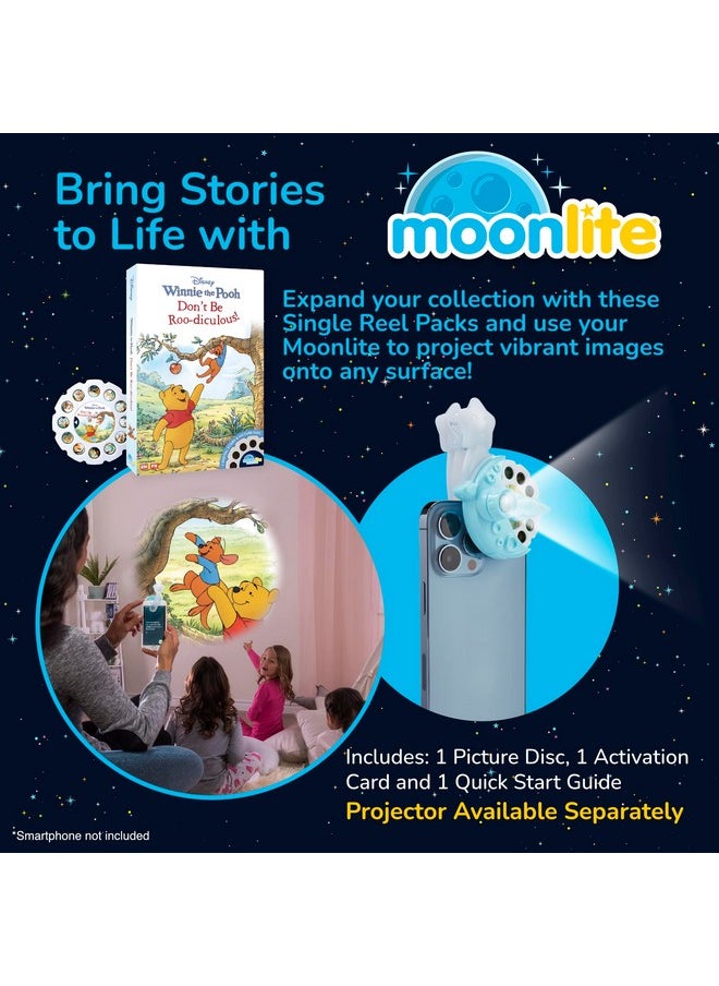 Storytime Winnie The Pooh Don'T Be Roo-Diculous Storybook Reel, A Magical Way To Read Together, Digital Story For Projector, Fun Sound Effects, Early Learning Gift For Kids Age 1 Year And Up