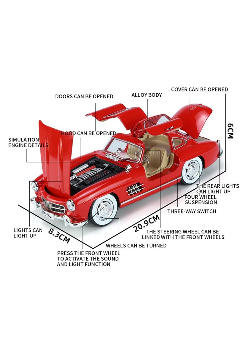 Car Model Zinc Alloy Pull-Back Toy – Realistic Die-Cast Metal Car with Openable Doors and Pull Back Action – Durable Collectible Toy Vehicle for Kids and Car Enthusiasts