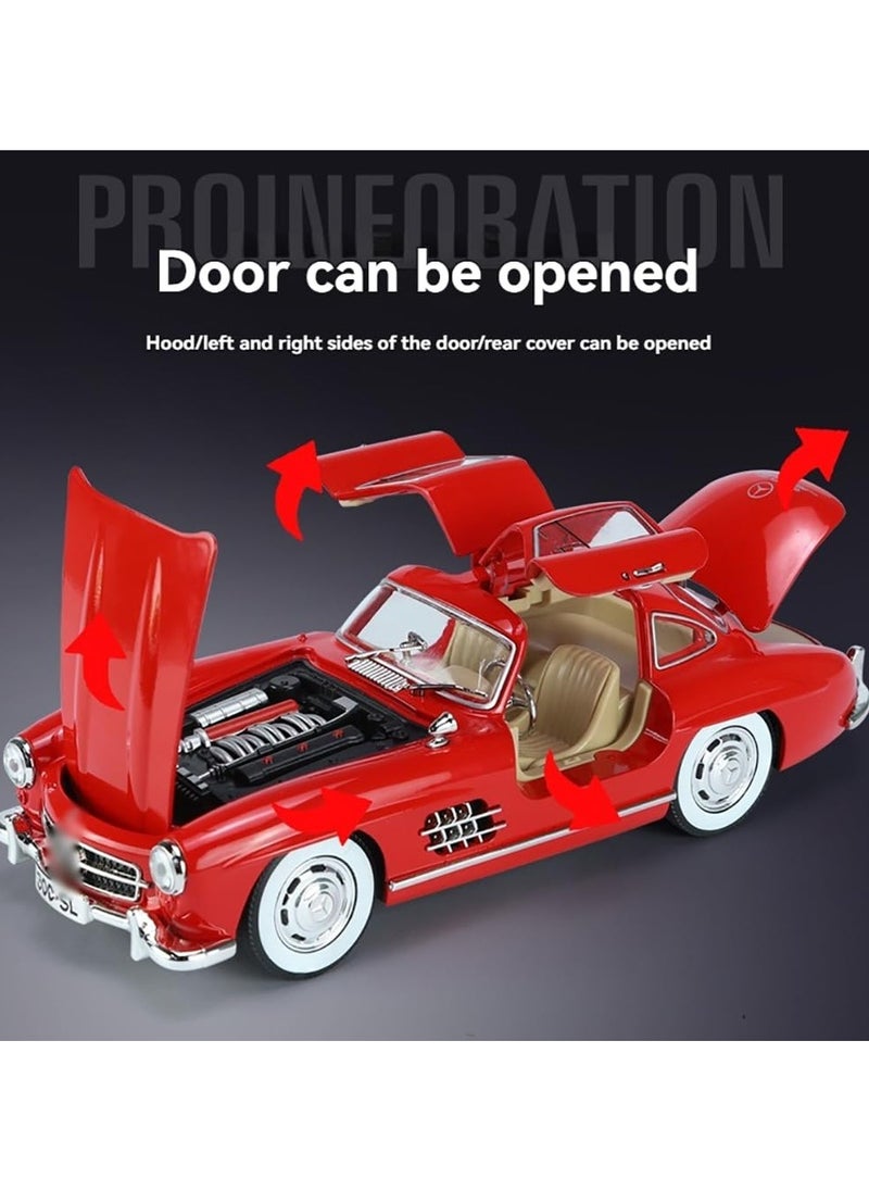 Car Model Zinc Alloy Pull-Back Toy – Realistic Die-Cast Metal Car with Openable Doors and Pull Back Action – Durable Collectible Toy Vehicle for Kids and Car Enthusiasts