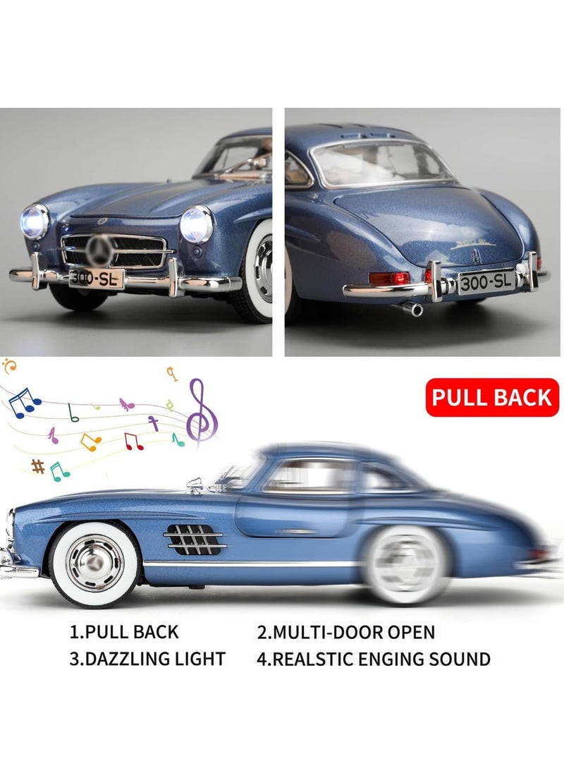 Car Model Zinc Alloy Pull-Back Toy – Realistic Die-Cast Metal Car with Openable Doors and Pull Back Action – Durable Collectible Toy Vehicle for Kids and Car Enthusiasts