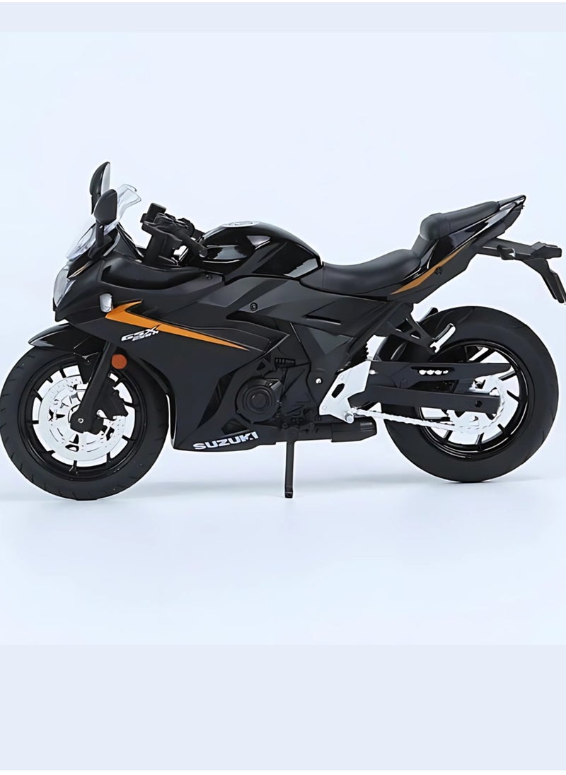 1:12 Simulation Alloy Motorcycle Model - Metal Diecast Collectible Toy Car with Sound and Light Features - Perfect for Kids, Boys, Girls & Children