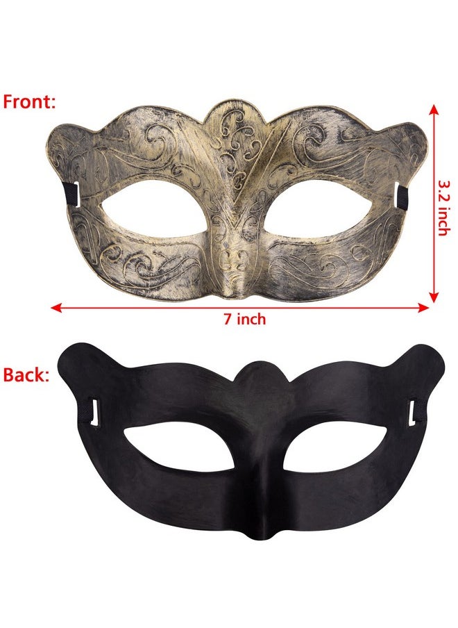 48 Pieces Vintage Antique Masquerade Masks Venetian Mask Masquerade Eye Masks For Festival Canival Mardi Gras Party