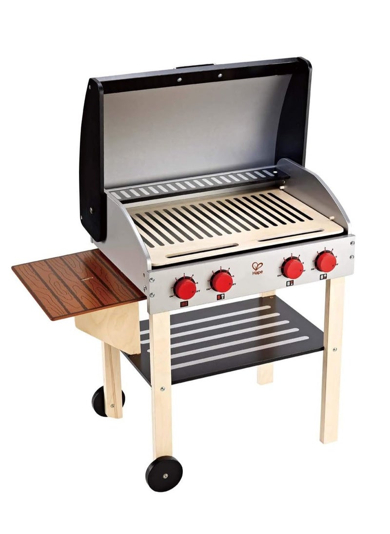 Hape Gourmet Grill Wooden Play Kitchen & Food Accessories