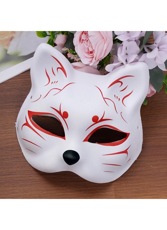 14 Pieces Paper Art Masks White Craft Masks Paintable Paper Mask Mardi Gras Masquerade Masks (Style6)