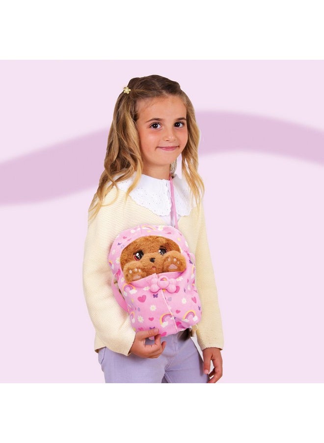 Baby Paws - Cocker Spaniel Puppy With Carrier | Soft And Cuddly Toy Puppy That Make 5 Adorable Sounds For Kids, Ages 4+